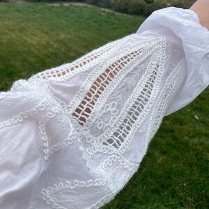 Charles & Keith White Blouse